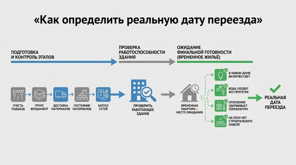 Как определить реальную дату переезда